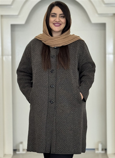 مانتو راه راه کد 1137
